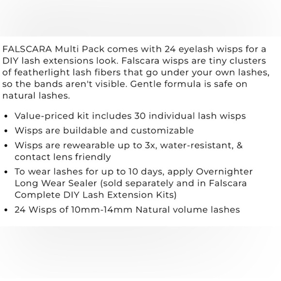 KISS Falscara Lengthening Lash Wisp Extension, Fake Lashes - Picture 3 of 3